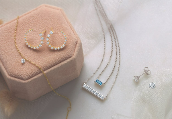 Baguette East-West Necklace