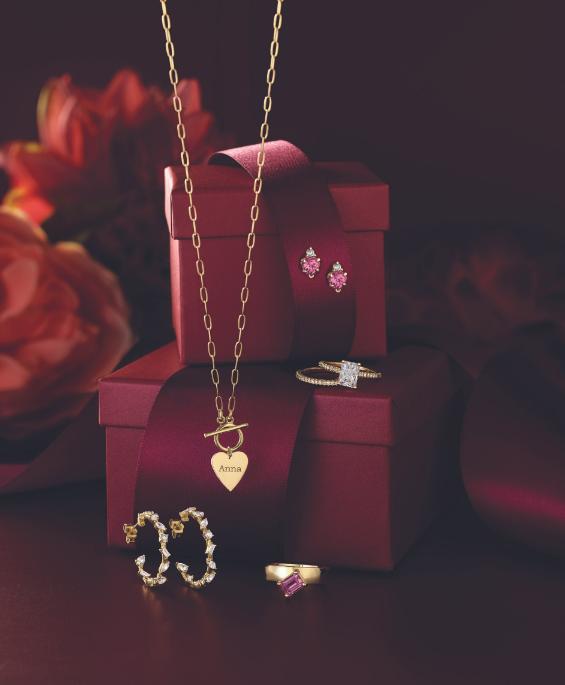 Heart Cut Stud Drop Earrings