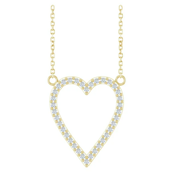 Heart Diamond Necklace