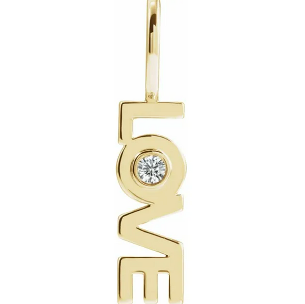 'LOVE' Vertical (Charm Only)