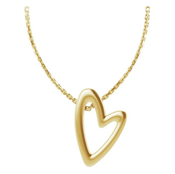 Heart Outline Necklace