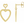 Load image into Gallery viewer, Double Heart Outline Drop Earrings