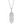 Load image into Gallery viewer, Vertical Hexagon Diamond Initial Necklace