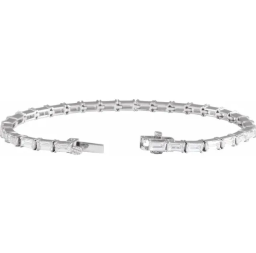 Baguette Tennis Bracelet (Lab Grown)