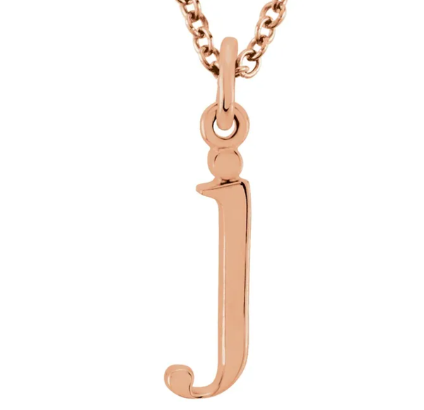 Alphabet Lowercase Letter Necklace