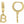 Load image into Gallery viewer, Alphabet block letter huggie earring