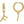 Load image into Gallery viewer, Alphabet block letter huggie earring
