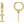 Load image into Gallery viewer, Alphabet block letter huggie earring