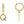 Load image into Gallery viewer, Alphabet block letter huggie earring