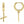 Load image into Gallery viewer, Alphabet block letter huggie earring