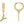 Load image into Gallery viewer, Alphabet block letter huggie earring