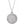 Load image into Gallery viewer, Circle Signet Diamond Halo Necklace