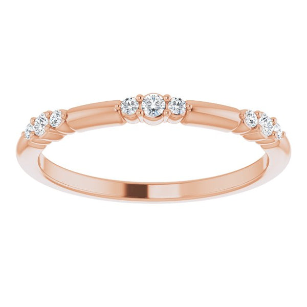 Stationary Three Stone Petite Band