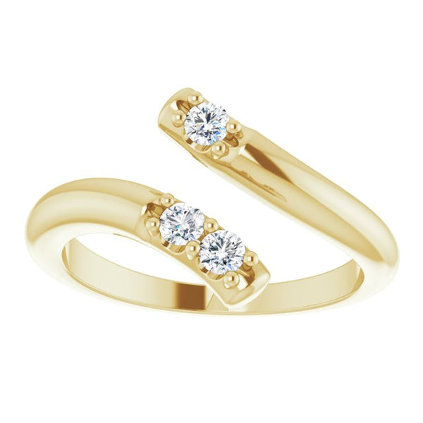 Bypass Multi-Stone Ring