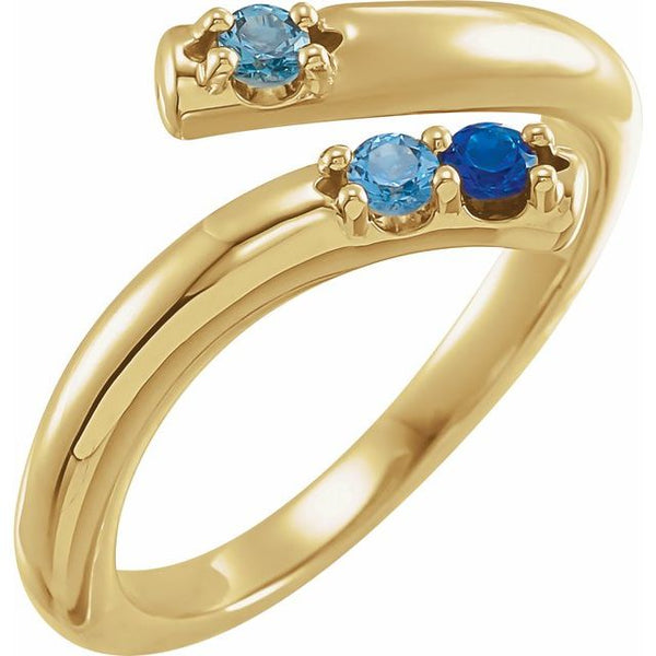 Bypass Multi-Stone Ring