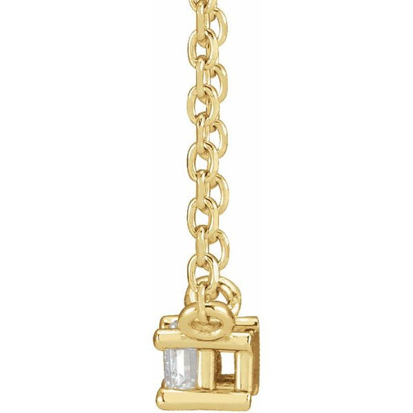 Baguette East-West Necklace