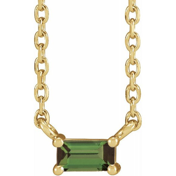 Baguette East-West Necklace