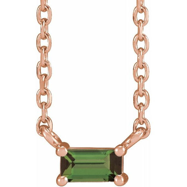 Baguette East-West Necklace