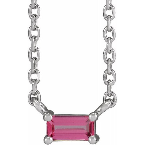Baguette East-West Necklace