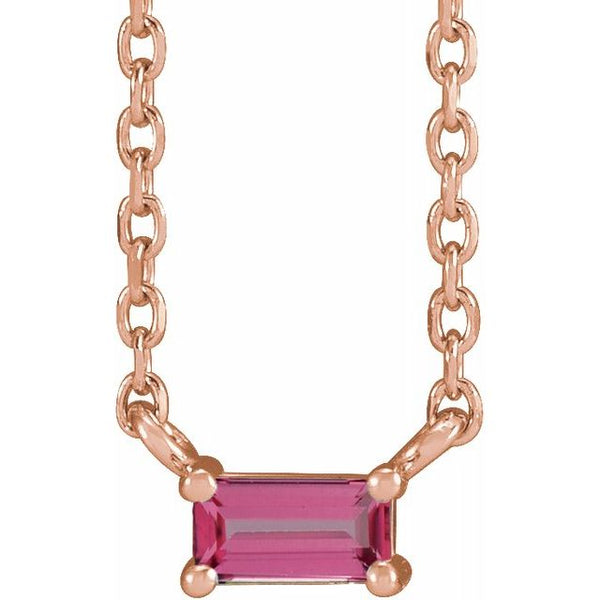 Baguette East-West Necklace