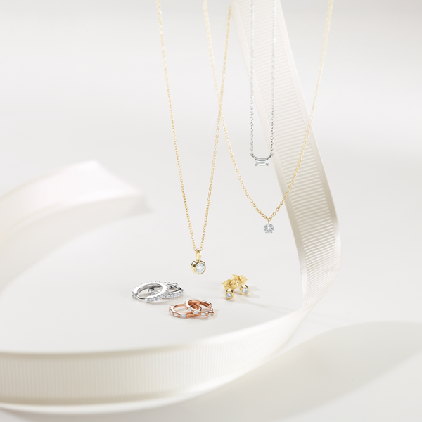 Baguette East-West Necklace