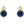 Load image into Gallery viewer, Sapphire and Diamond Studs