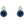 Load image into Gallery viewer, Sapphire and Diamond Studs