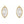 Load image into Gallery viewer, Marquise Diamond Bezel Studs