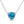 Load image into Gallery viewer, Stillwater Sparkle; Halo Trilliant-Cut Blue Topaz Necklace