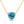 Load image into Gallery viewer, Blue Topaz Trillioin Cut Halo Necklace
