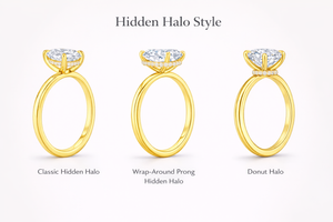 ✨ Hidden Halo Engagement Rings: Classic vs Wrap-Around vs Donut Halo