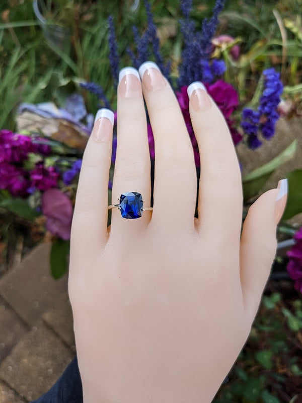 Premium GIA Certified Radiant/Cushion Brilliant Sapphire (5.15 carats)