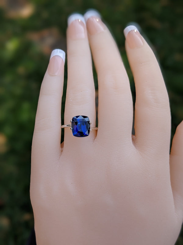 Premium GIA Certified Radiant/Cushion Brilliant Sapphire (5.15 carats)