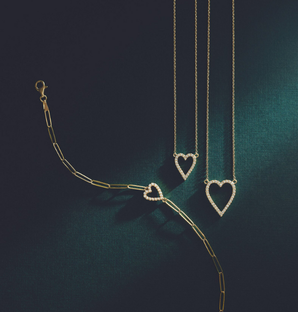 Heart Diamond Necklace