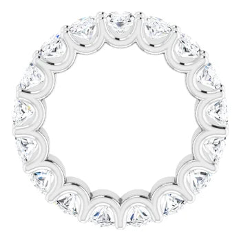 Oval Diamond Eternity Band