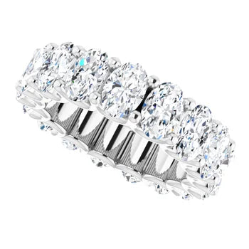 Oval Diamond Eternity Band
