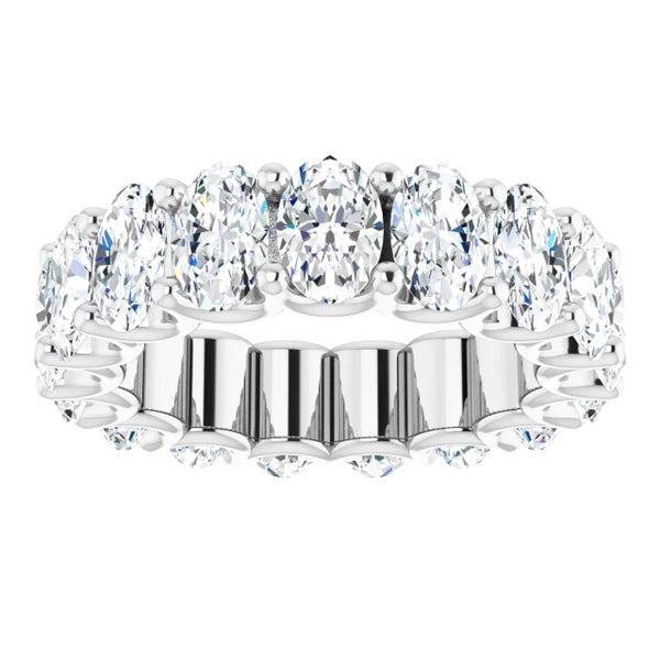 Oval Diamond Eternity Band
