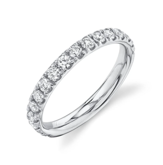 Rounded Diamond Pave Band (3 mm)