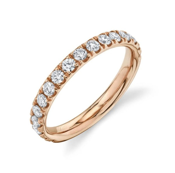 Rounded Diamond Pave Band (3 mm)