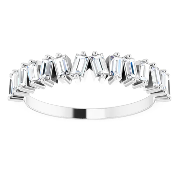 Asymmetrical Baguette Band