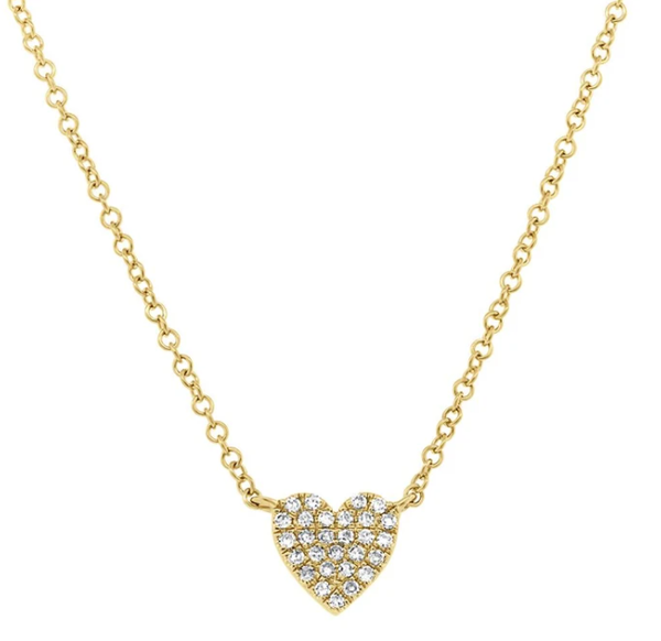 Lil Heart Pave Necklace