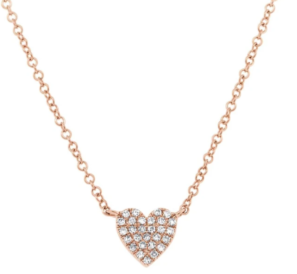 Lil Heart Pave Necklace