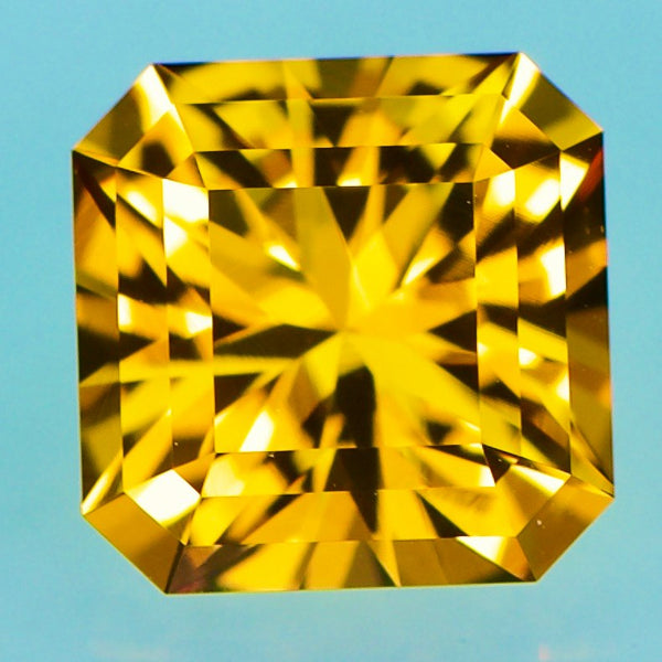 Natural Asscher Cut Citrine (2.98 carats)