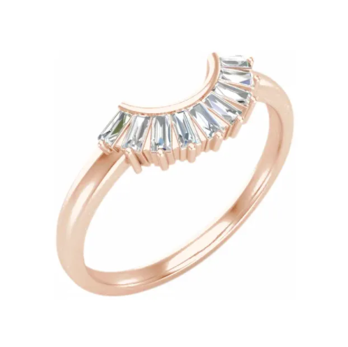 Baguette Contour Ring