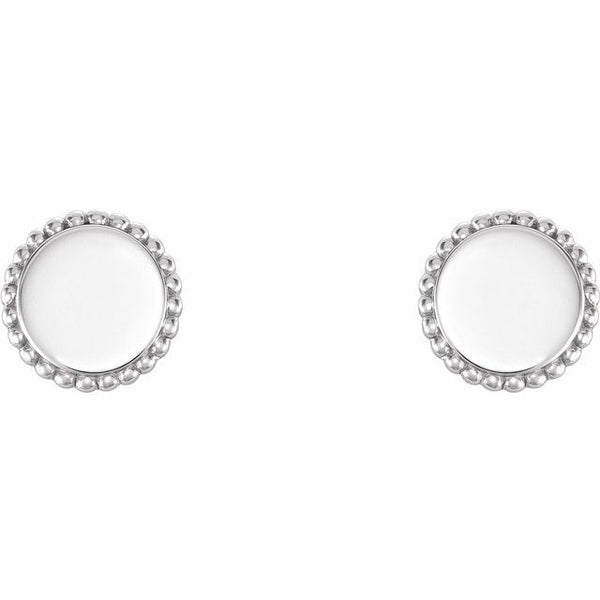 Circle Beaded Earrings