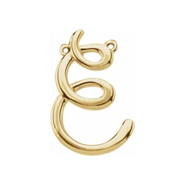 Alphabet Cursive/Script Letter Necklace