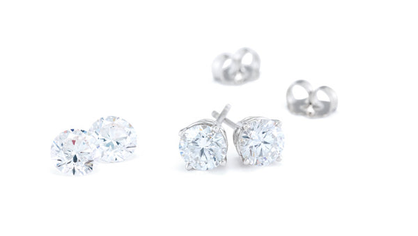 Natural Diamond Studs - Made to Order