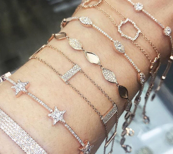 Style Photo of Bracelets Layered or Stacked