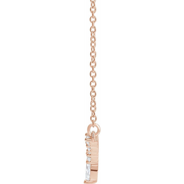 "V" Diamond Necklace