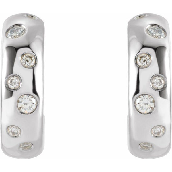 Hoop Huggie Earrings